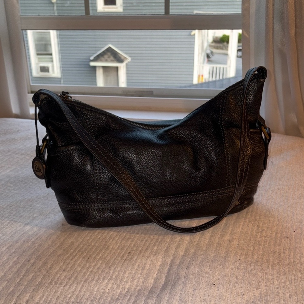 The Sak Pebbled Leather Shoulder Bag